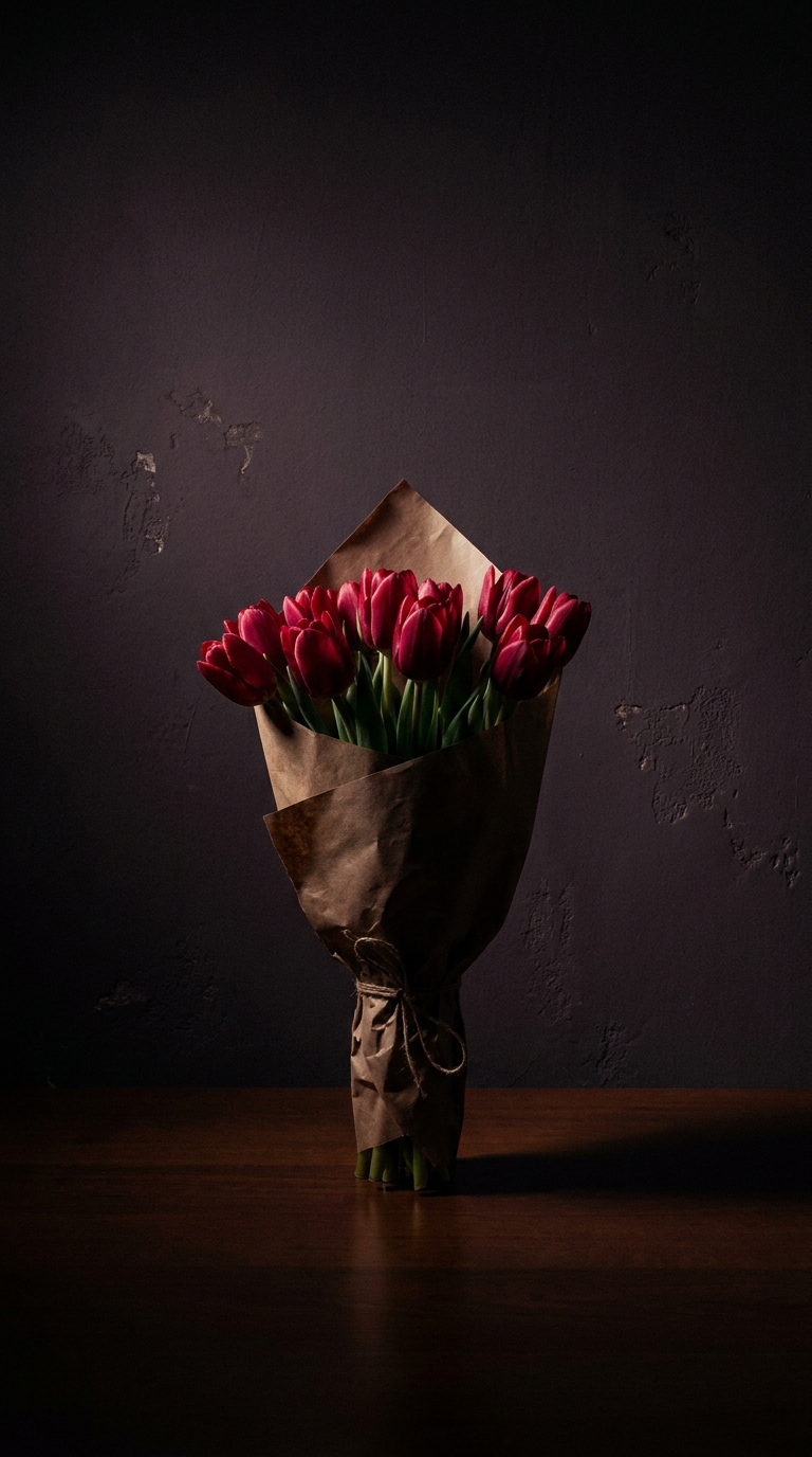 The Declaration, red tulips that mean I love you